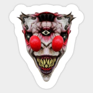 Two Nosed Clown Sticker